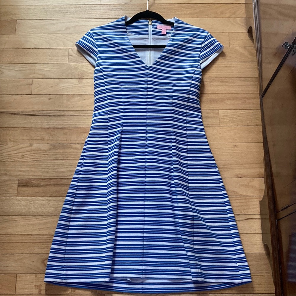 Lilly Pulitzer Strip Cap Sleeve Dress